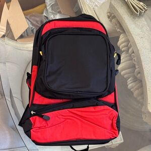Black and Red Men's Backpack